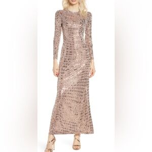 Sequin long gown